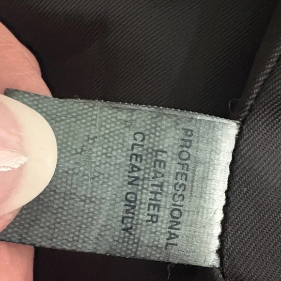 GAP Womens Black‎ Leather Jacket L - Picture 2 of 8